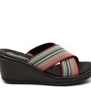 Incaltaminte Femei SKECHERS Cali Rumblers Gore-Geous Wedge Sandal Multicolor