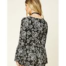 Bijuterii Femei Forever21 Floral Lace-Up Front Romper Blackgrey