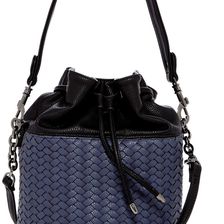 Deux Lux Lexington Drawstring Bucket Bag NAVY
