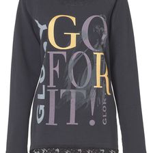 Bluză casual cu dantelă 