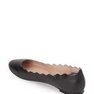 Incaltaminte Femei French Connection Black Iza Scalloped Ballet Flats Black