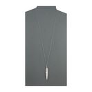 Bijuterii Femei Vince Camuto Resin Spike Pendant Necklace Light RhodiumWhite Swirl