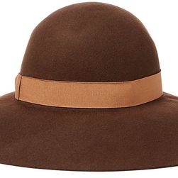 Ralph Lauren Felted Wool Floppy Hat Brown
