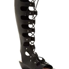 Incaltaminte Femei Rampage Aimma Cutout Gladiator Sandal BLACK