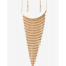 Bijuterii Femei CheapChic Variegated Sized Ball Beaded Fringe Choker Met Gold