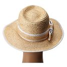 Accesorii Femei Kate Spade New York Fedora with Binding NaturalWhite