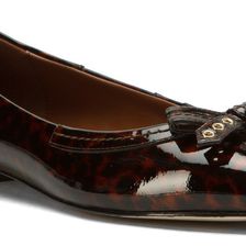 Cole Haan Alice Bow Skimmer Tortoise Patent