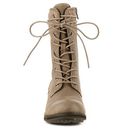 Incaltaminte Femei Crown Vintage Lucinda Combat Boot Taupe