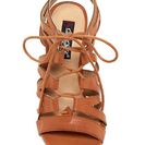 Incaltaminte Femei Elegant Footwear Elina Lace-Up Sandal CAMEL