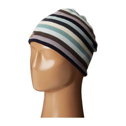 Carhartt Striped Knit Hat Deep Blue
