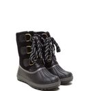 Incaltaminte Femei CheapChic Snowed In Mixed Media Duck Boots Black