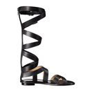 Incaltaminte Femei Michael Kors Darby Gladiator Black Vachetta