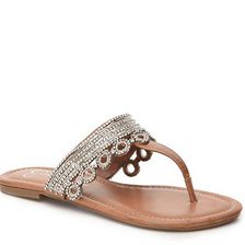 Incaltaminte Femei Jessica Simpson Ravalli Flat Sandal Cognac