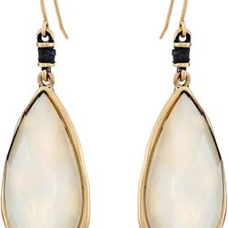 The Sak Elongated Faceted Drop Earrings Mother-of-Pearl