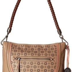 The Sak Indio Leather Demi Taupe Floral Perf
