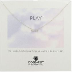 Dogeared Play Heart Sunglasses Necklace Sterling Silver