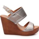 Incaltaminte Femei GC Shoes Girls Night Wedge Sandal Silver Metallic