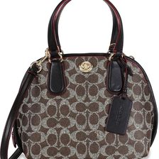 COACH Signature Mini Prince Jacquard Satchel 35159LICPV N/A