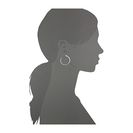 Bijuterii Femei Vince Camuto Sleek Curve Hoop Earrings Light Rhodium