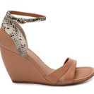 Incaltaminte Femei Seychelles Page Wedge Sandal TanWhiteBlack
