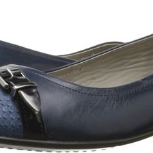 ECCO Touch Ballerina Buckle Denim Blue/Marine/Marine