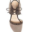 Incaltaminte Femei Franco Sarto Amoretta Lace Suede Pump GREY-BLK