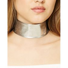 Bijuterii Femei Forever21 Metallic Choker Silver