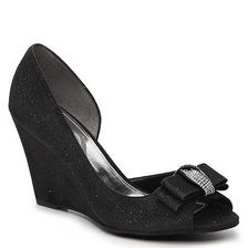 Incaltaminte Femei Nina Veleria Wedge Pump Black Glitter