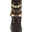 Incaltaminte Femei Ivy Kirzhner Bowery Genuine Calf Hair Studded Boot BLACK