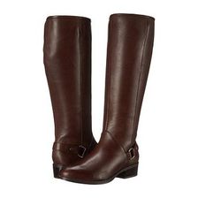 Incaltaminte Femei LAUREN Ralph Lauren Micaela Wide Dark Brown Burnished Calf