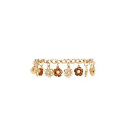 Bijuterii Femei Forever21 Floral Charm Bracelet Antique goldclear