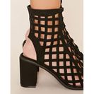 Incaltaminte Femei Forever21 Faux Suede Cutout Sandals Black