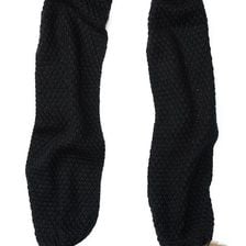 Ralph Lauren Knit Pom-Pom Scarf Black