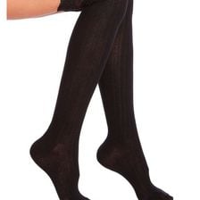 Accesorii Femei Jessica Simpson Lace Trim Over-The-Knee Socks Black