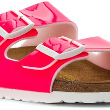 Birkenstock Arizona Neon Pink Patent Birko-Flor