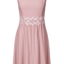 Rochie cu inserţie din dantelă 