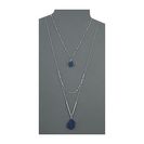 Bijuterii Femei GUESS Look of 3 Necklace w Organic Stones SilverBlue