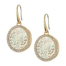 Bijuterii Femei Michael Kors Drop Earrings GoldMother-of-PearlClear