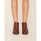Incaltaminte Femei Forever21 Faux Leather Chelsea Boots Brown