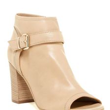 Incaltaminte Femei Manas Open Toe Buckle Bootie Beige