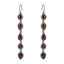 Bijuterii Femei Lucky Brand Ruby Linear Drop Earrings Silver