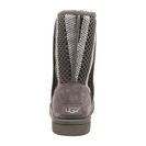 Incaltaminte Femei UGG Classic Short Woven Suede Charcoal Suede