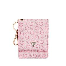 Accesorii Femei GUESS Logo Card Case Keychain pink