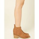 Incaltaminte Femei Forever21 Faux Leather Chelsea Boots Tan