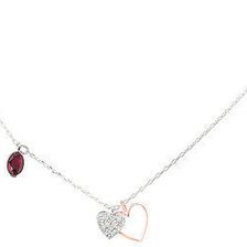 Swarovski Duo Heart Small Pendant Necklace 5139473 N/A