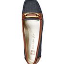 Incaltaminte Femei Anne Klein Denim Brown Norris Moc Toe Loafers Denim Brown