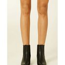 Incaltaminte Femei Forever21 Faux Leather Chelsea Boots Black