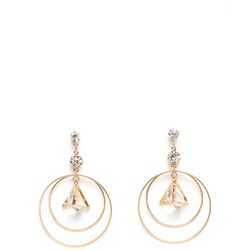 Bijuterii Femei CheapChic Jewel Appraisal Metallic Earrings Goldclear