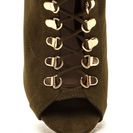 Incaltaminte Femei CheapChic Strut Your Stuff Lace-up Booties Olive