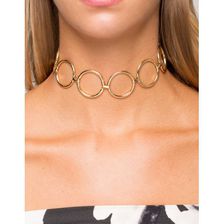 Bijuterii Femei CheapChic Ring Out Chain Choker Met Gold